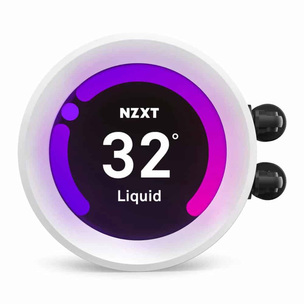 (image for) NZXT Kraken Z53 White RGB LCD All In One 240mm Intel/AMD CPU Water Cooler